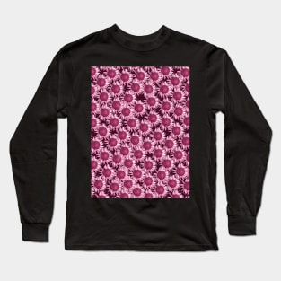 Pink Flowers Long Sleeve T-Shirt